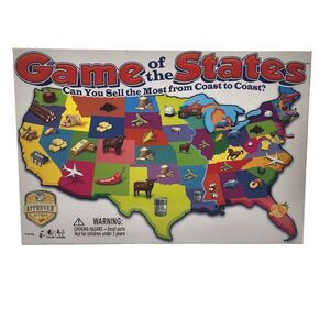 GAME OF THE STATES Hasbro STEM Approved 8 Yrs +, 100% Complete